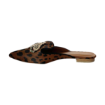 Cleopatra Leopard Print Dressy Flats Mules